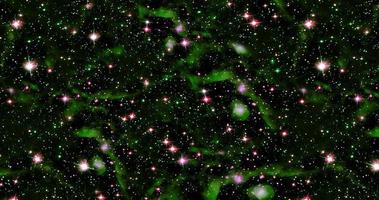 der Hintergrund abstrakter Galaxien mit Sternen und Planeten mit tiefgrünen Meeresmotiven des Universums Nachtlichtraum foto