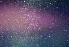 abstrakter Galaxiehintergrund mit Sternen und Planeten mit rosa Galaxieraumuniversum-Nachtlichtmotiv foto