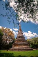 Thailands uralt Tempel und Stupa, chaingmai, Thailand. foto