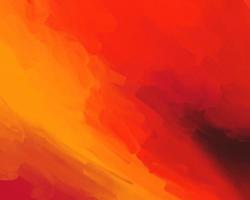 abstrakter Farbverlauf orange Malerei Hintergrund. Bunte raue Farbtextur mit Pinsel für Tapeten in einer guten Bildqualität.