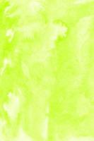 Illustration eines Aquarellhintergrundes mit einer grünlich-gelben abstrakten Textur eines natürlichen Bildes für Tapeten foto