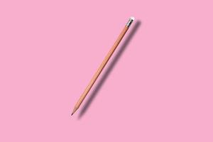 Bleistift auf farbigem Hintergrund
