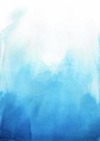 hellblaue Wasserfarbe abstrakte Grunge Aquarell Handmalerei Hintergrund auf weiß foto