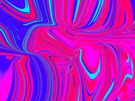 lila und rotes und blaues abstraktes flüssiges metallisches Reflexionsfarbverlaufshintergrunddesign. abstrakter geometrischer Hintergrund mit Flüssigkeit foto