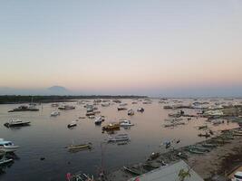 schönes blaues meer schönes seestückpanorama. Zusammensetzung des abstrakten Hintergrunds der Natur foto