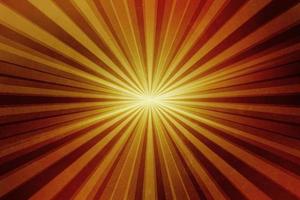 orangefarbene Lichtsonne platzen und Sterne mit abstraktem Hintergrundgrafikdesign mit Farbverlauf mit Streifen foto