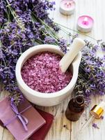 Lavendel Spa-Produkte foto