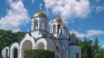 Kirche der Himmelfahrt der seligen Jungfrau Maria. Gurzuf, Krim foto