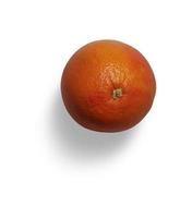 Orange isolierte Früchte mit Scheibe und Blättern isoliert und Sammlungsgemüse auf einem weißen