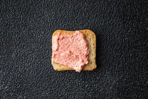 Smorrebrod Lodde Rogen Kaviar Sandwich Pescetarische Ernährung foto