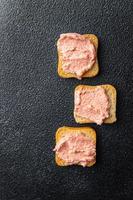 Smorrebrod Lodde Rogen Kaviar Sandwich Pescetarische Ernährung foto