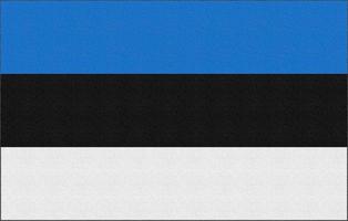 Abbildung der Nationalflagge von Estland foto