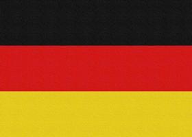 Abbildung der Nationalflagge von Deutschland foto