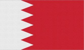 Abbildung der Nationalflagge von Bahrain foto