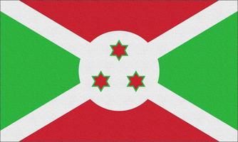 Abbildung der Nationalflagge von Burundi foto