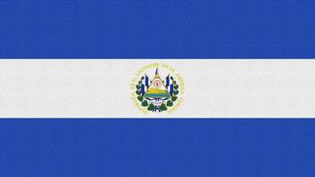 Abbildung der Nationalflagge von El Salvador foto