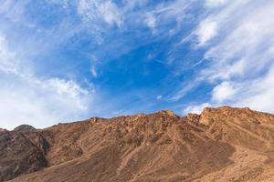 Berglandschaft im Sinai-Ägypten foto