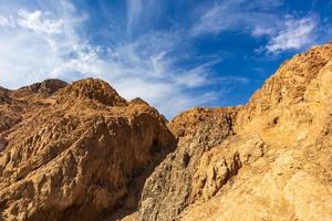 Berglandschaft im Sinai-Ägypten foto