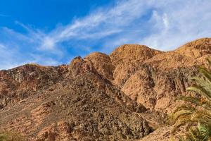 Berglandschaft im Sinai-Ägypten foto