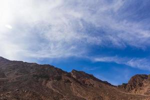 Berglandschaft im Sinai-Ägypten foto