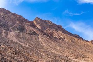 Berglandschaft im Sinai-Ägypten foto