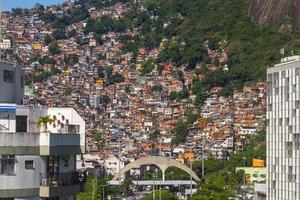 rocinha slum in rio de janeiro, brasilien foto