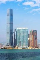 hong kong innenstadt das berühmte stadtbild blick auf die skyline von hongkong