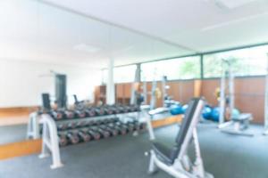 abstrakte Unschärfe Fitness-Studio für Hintergrund foto