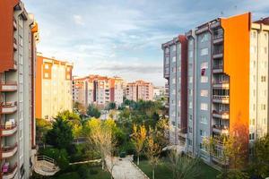 Blockgebäude in der Türkei foto