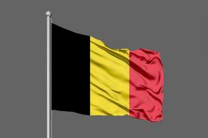 Belgien wehende Flagge foto