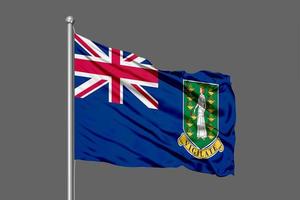 Britische Jungferninseln wehende Flagge foto