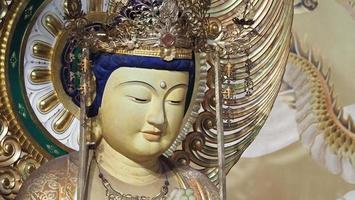 Buddha-Figur. buddhistische Skulptur. Bilder des chinesischen Buddhas