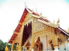 Tempel in Chiang Mai. foto