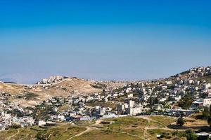 bewohnte hügel um jerusalem foto