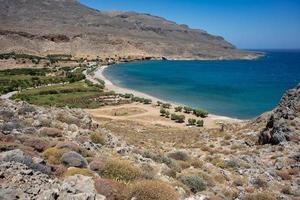 Kato Zakros Strand auf der Ostseite der Insel Kreta, Griechenland. foto