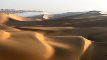 nebliger goldener Sand foto