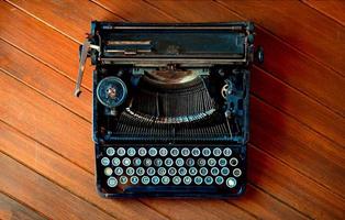 alte Vintage Schreibmaschine foto