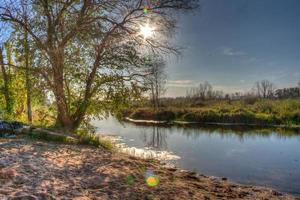 Sommer Flusslandschaft foto