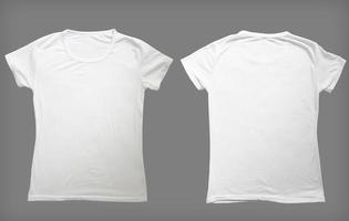 leere t-shirt-modellvorlage foto