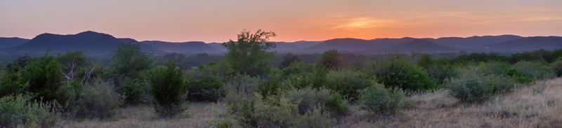 Texas Hill Country Sonnenuntergang foto