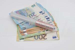Geldspritze Euro foto