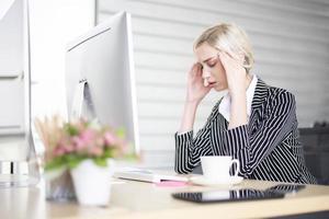 Geschäftsleute sind Stress mit Geschäftsproblemen foto