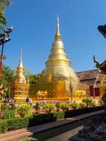 Wat Phra Singh Tempel Chiang Mai Thailand11. Januar 2020Bau von Wat Phra Singh im Jahr 1345, als König Payu der fünfte König der Mangrai-Dynastie Pagode für Vater Kham Khu Foo baute. foto