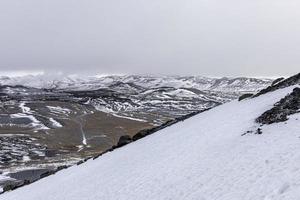 Hverfjall-Krater, Island foto