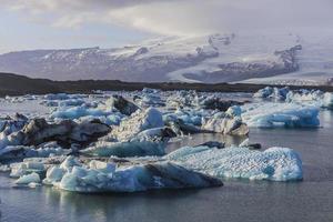 Gletscherlagune Jökulsarlon, Island foto
