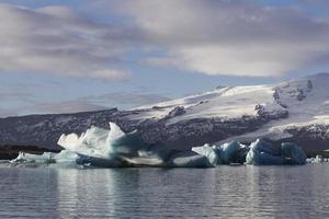 Gletscherlagune Jökulsarlon, Island foto