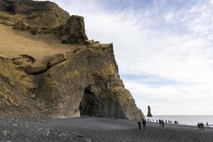 Strand von Reynisfjara, Südisland foto