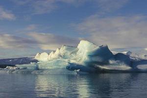 Gletscherlagune Jökulsarlon, Island foto