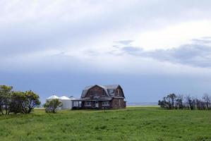 Präriegewitterwolken Kanada foto