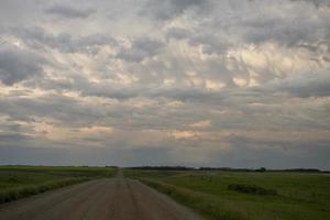 Präriegewitterwolken Kanada foto